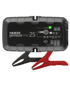 Noco Genius PRO25 Caricabatterie per batterie da 6V, 12V e 24V 25000mA (umide, gel, MF, CA, EFB, AGM e ioni di litio)