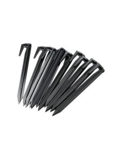 Placca di plastica da 8 cm per cavo di limitazione - 100 pezzi.