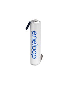 Batteria ricaricabile Panasonic eneloop AAA / R03 con linguetta a saldare Z - 1 pz.