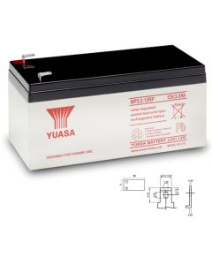 NP3.2-12 Yuasa Blybatteri