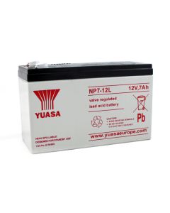 NP7-12L Yuasa Blybatteri - 12V 7Ah (6,3mm)