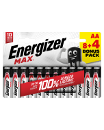 Pile Energizer Max AA / E91 (12 pezzi in blister) (8+4)