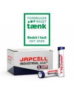 Batterie alcaline Japcell Industrial AAA/LR03 – 40 pezzi