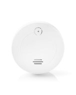 NEDIS Røgalarm  Batteri  Sensorlevetid: 5 År  Måleområde: 0-3 m  EN14604  Med testknap  85 dB  ABS  Hvid