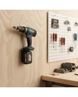 Supporto per batteria e utensile / Supporto a parete per batterie Makita 14,4 e 18V a slitta