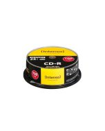 Intenso® CD-R 700 MB/80 min. 52x Velocità - 25 pz. Sul mandrino (stampabile)