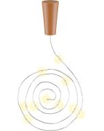 Goobay Lichterkette für Flasche mit 10 LED-Leuchten inkl. Stunden 3 Stk
