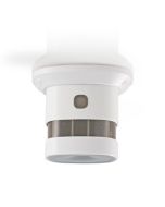 NEDIS røgalarm batteri sensorlevetid: 10 år måleområde: 0-3m EN14604 m/pause-knap m/testknap 85dB ABS hvid