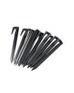 Placca di plastica da 8 cm per cavo di limitazione - 100 pezzi.