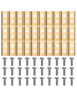 30x Lame per robot tosaerba Worx & Redback – Acciaio rivestito in titanio incl. viti – Japcell